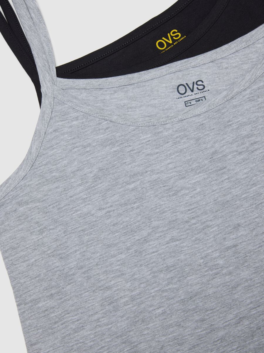 Bipack canottiere in misto cotone multicolor regular fit_1