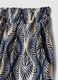Blue pure-viscose trousers with all-over print, regular fit_5