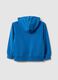 Children's blue cotton hoodie regular fit_1