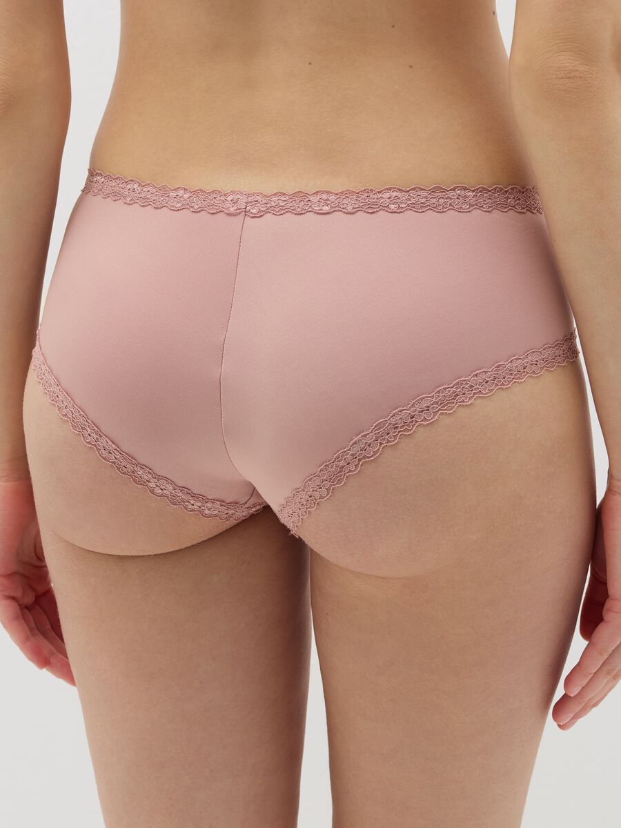 Culotte in microfibra con pizzo_3