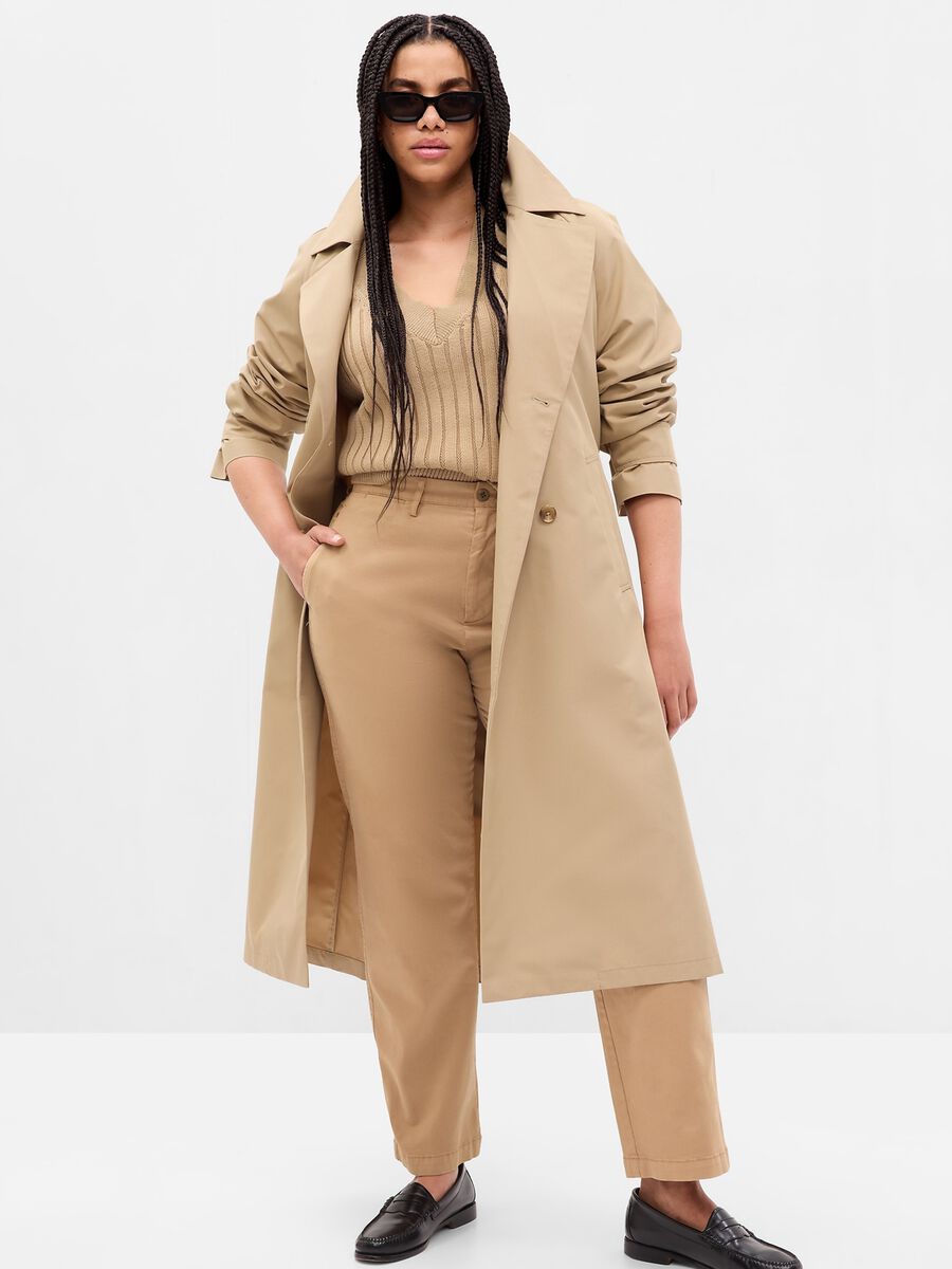 Long trench coat with raglan sleeves_3