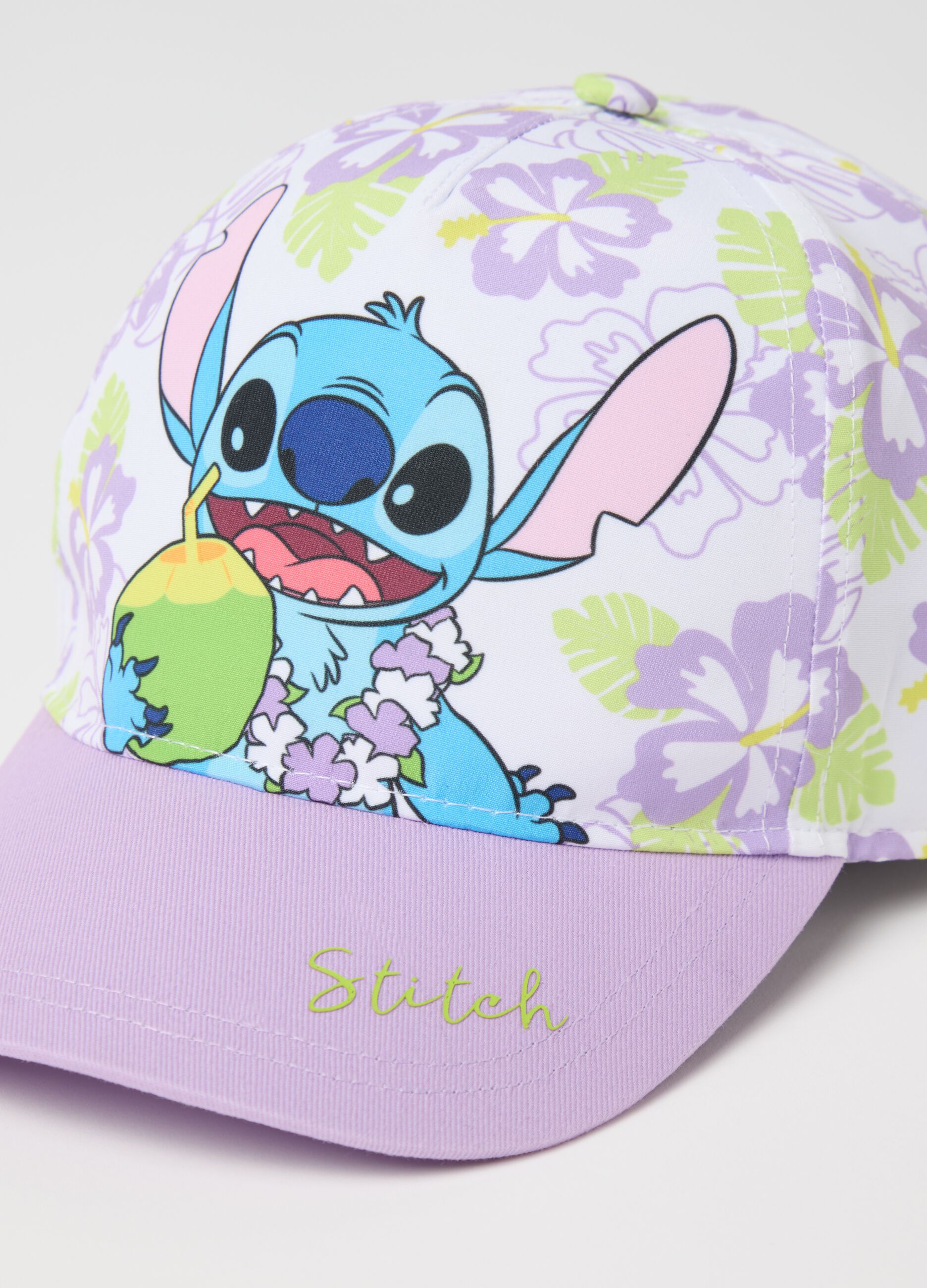 Multicolour Stitch polyester baseball cap