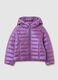 Purple Hooded Jacket for Girls_0