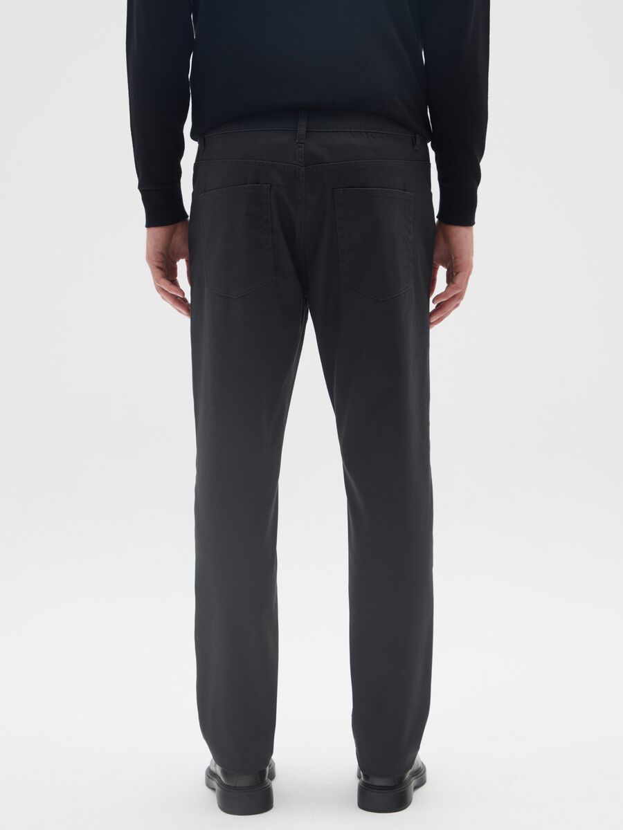 Black trousers with five pockets_2