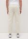 Men&rsquo;s cargo trousers in beige stretch cotton with regular fit_3