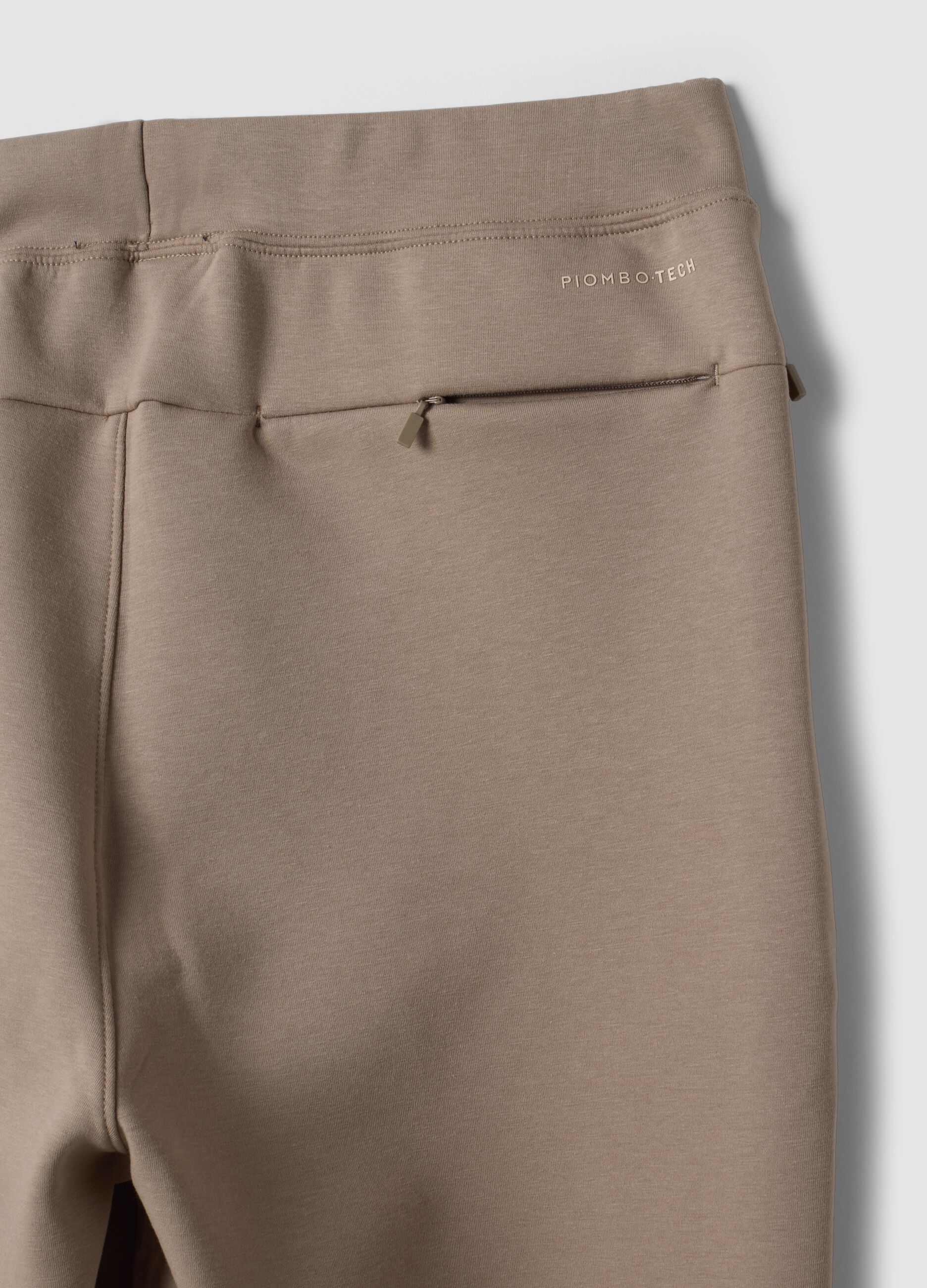 Grey regular-fit joggers in stretch Easy Dry fabric