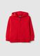 Red child&rsquo;s cotton hoodie in regular fit_0