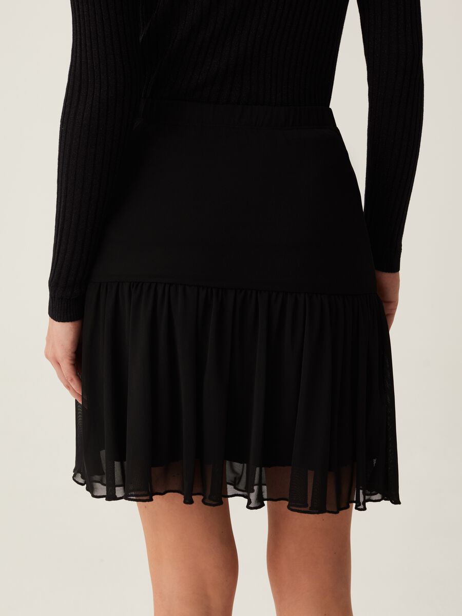 Gonna corta premaman in tulle_2