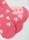 Set of pink elasticated cotton baby girl socks_0
