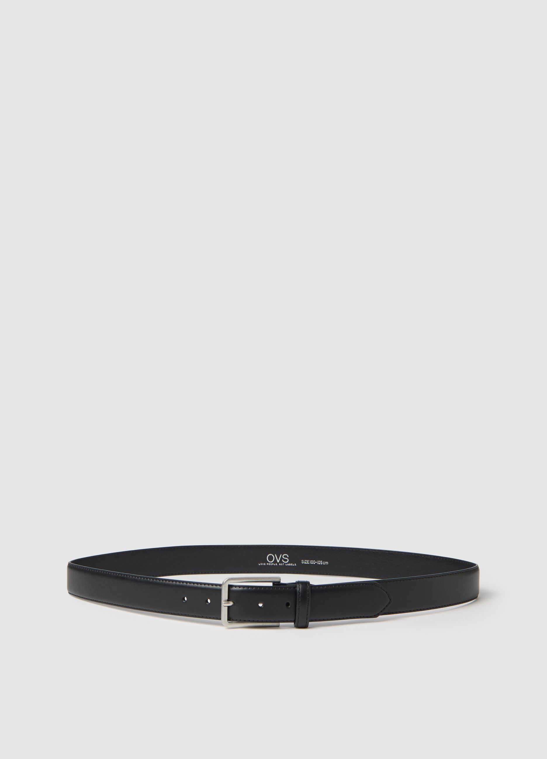 Smooth black belt