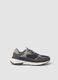 Sneakers blu casual con lacci e suola running_0