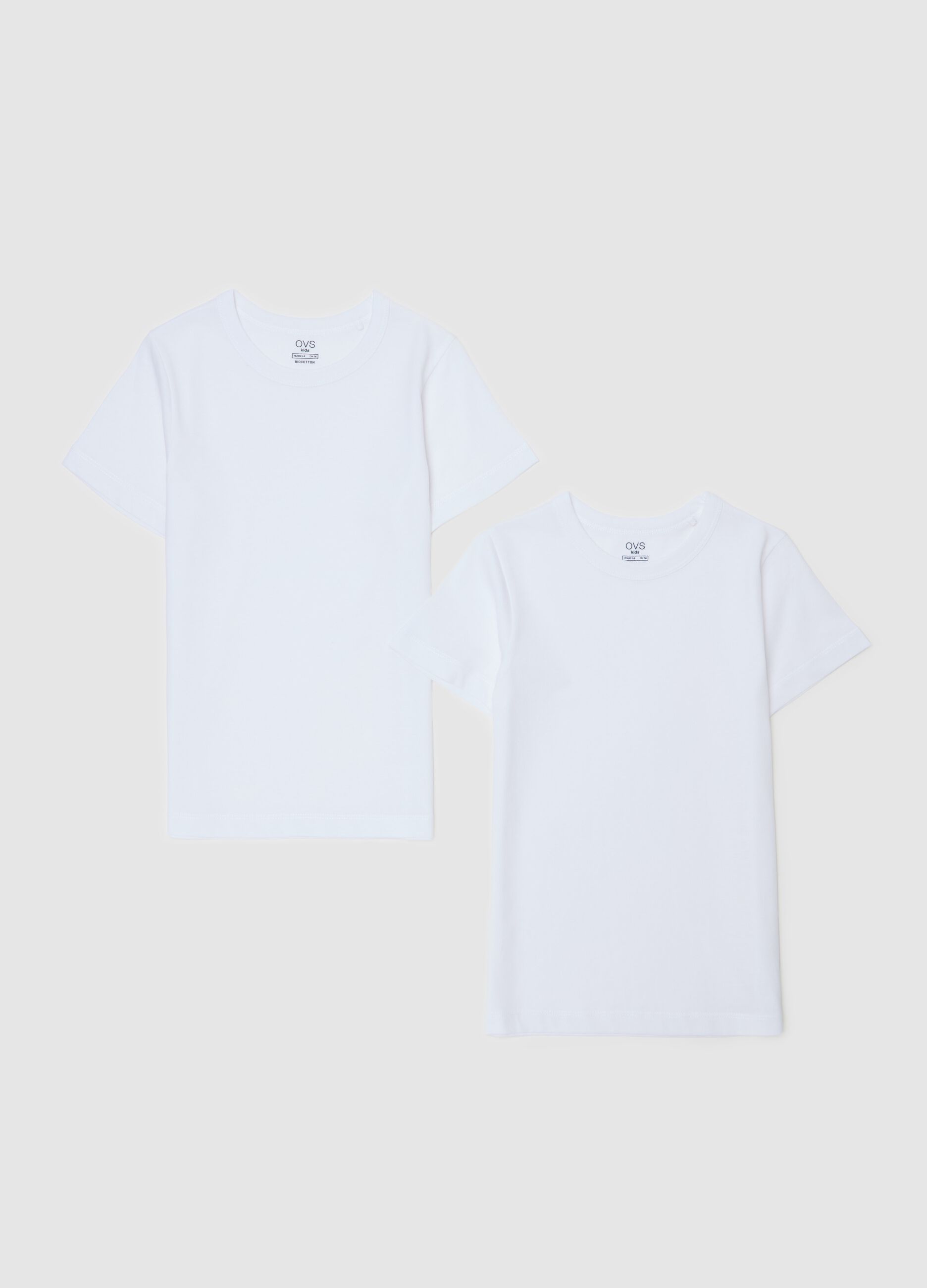Two-pack organic cotton undershirts