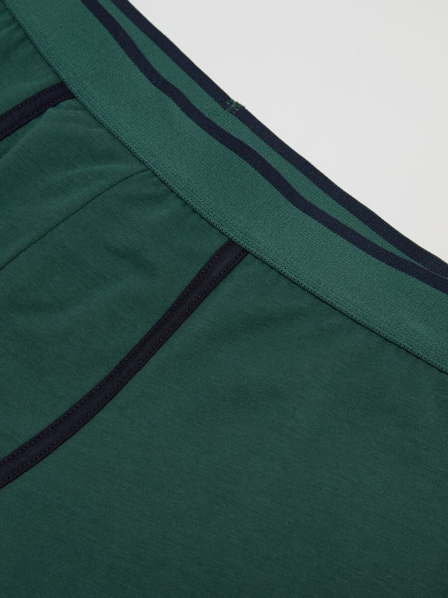 Stretch cotton boxer shorts with contrasting details._5