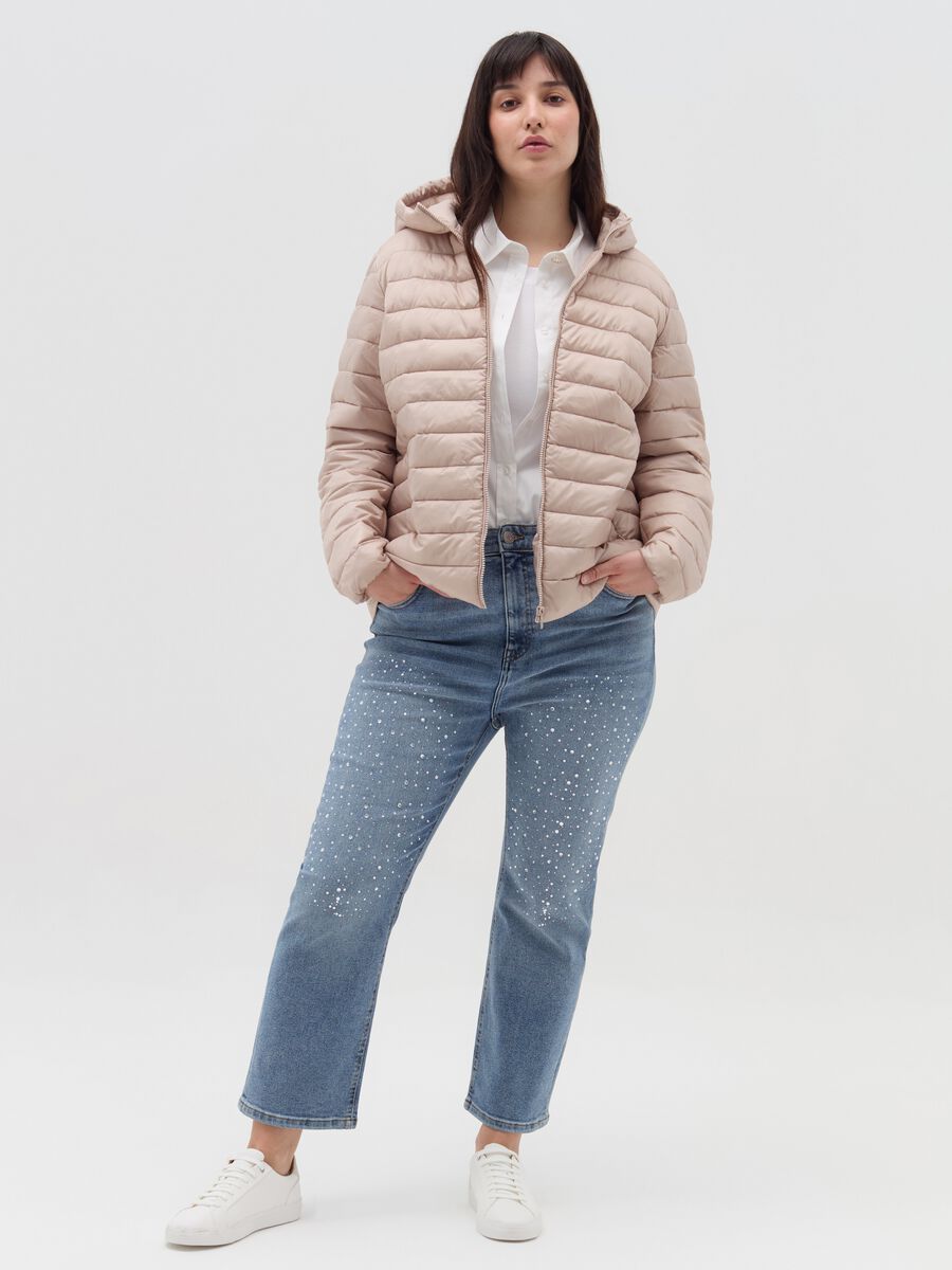 Curvy ultralight folding down jacket_1