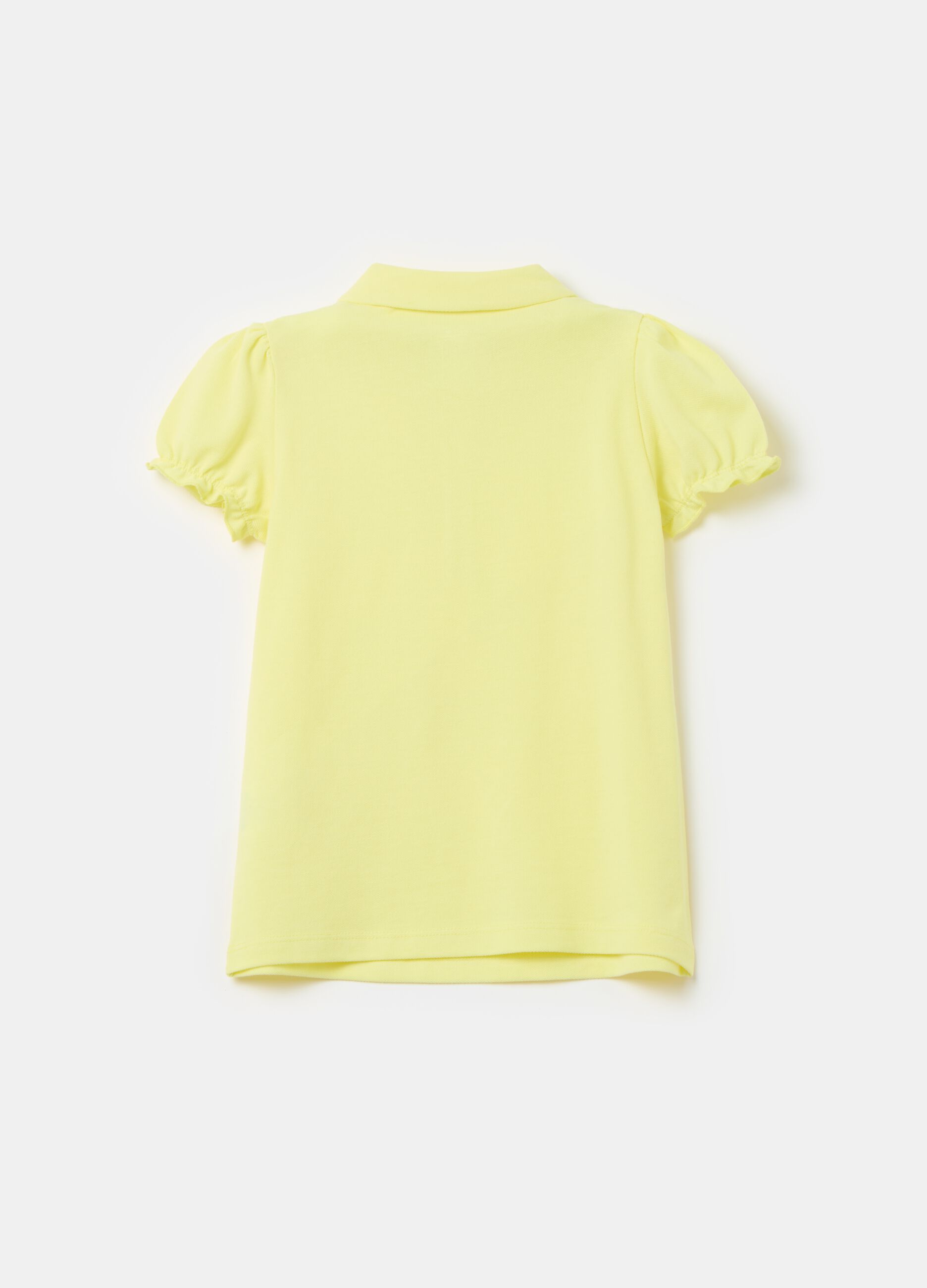Polo bianca bambino ovs hot sale