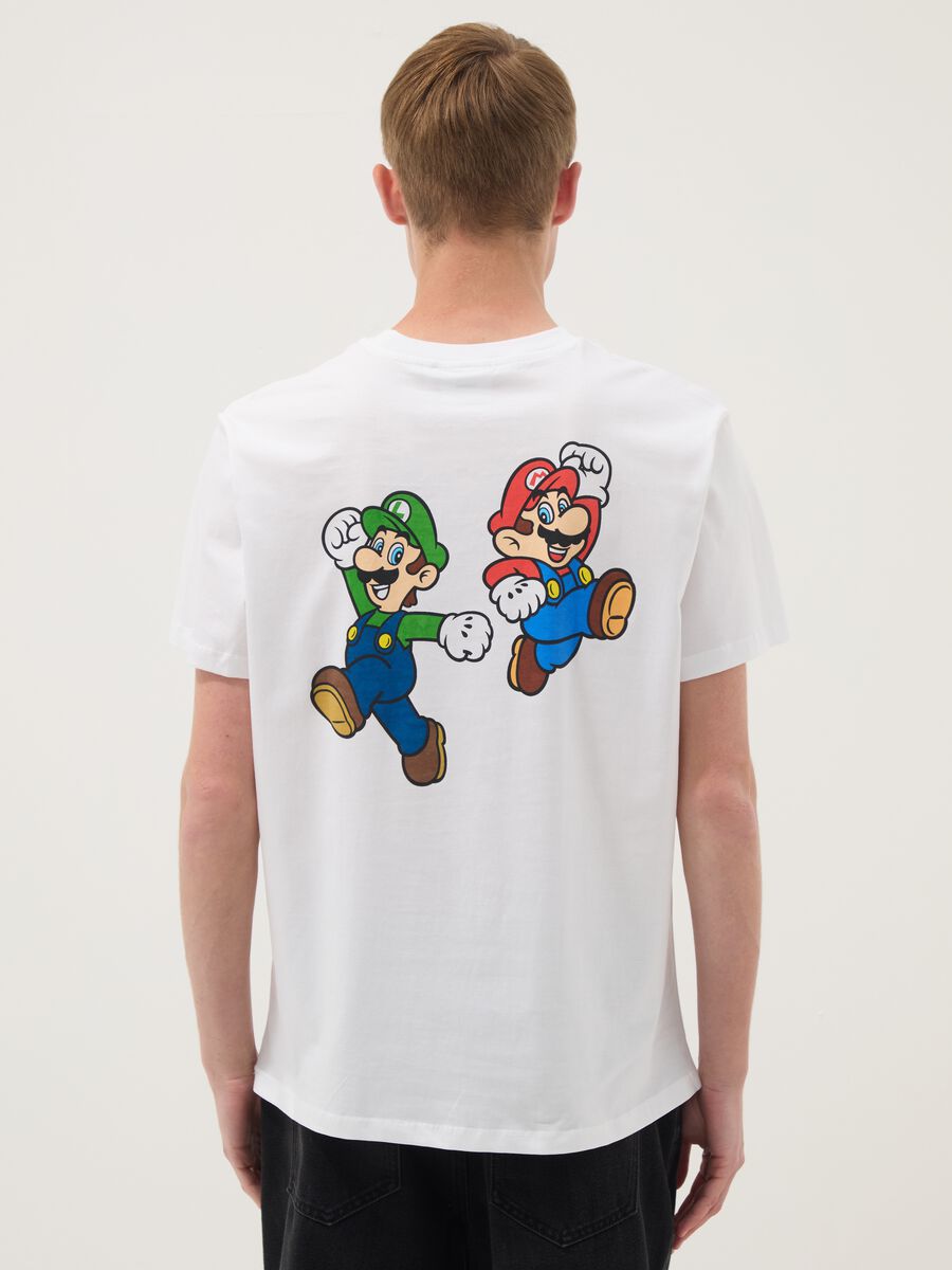 White pure cotton regular-fit short-sleeve T-shirt_0