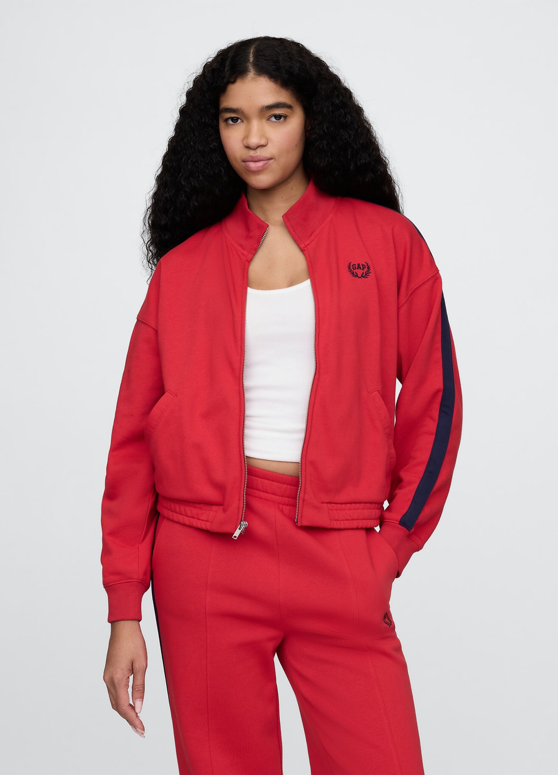 Gap Full Zip Red Sweatshirt