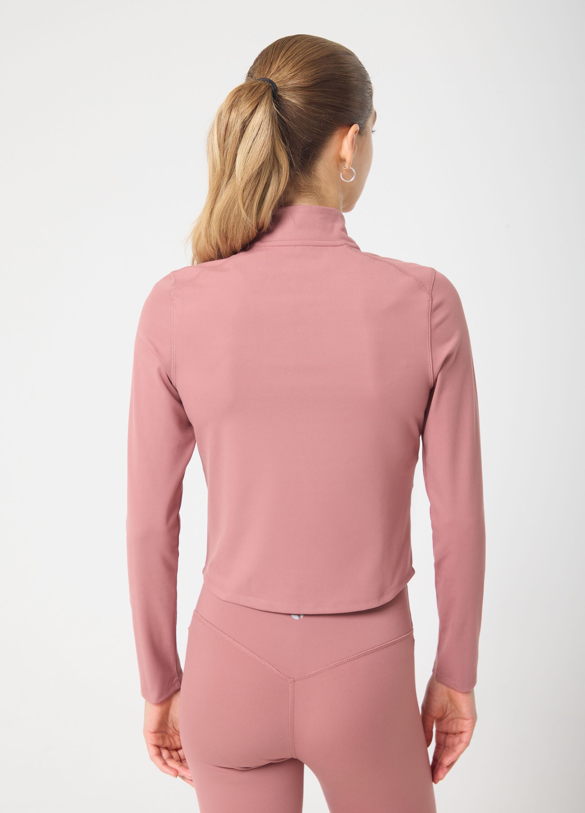 Full-zip Sports Jacket in Stretch Fabric ALTAVIA STUDIO