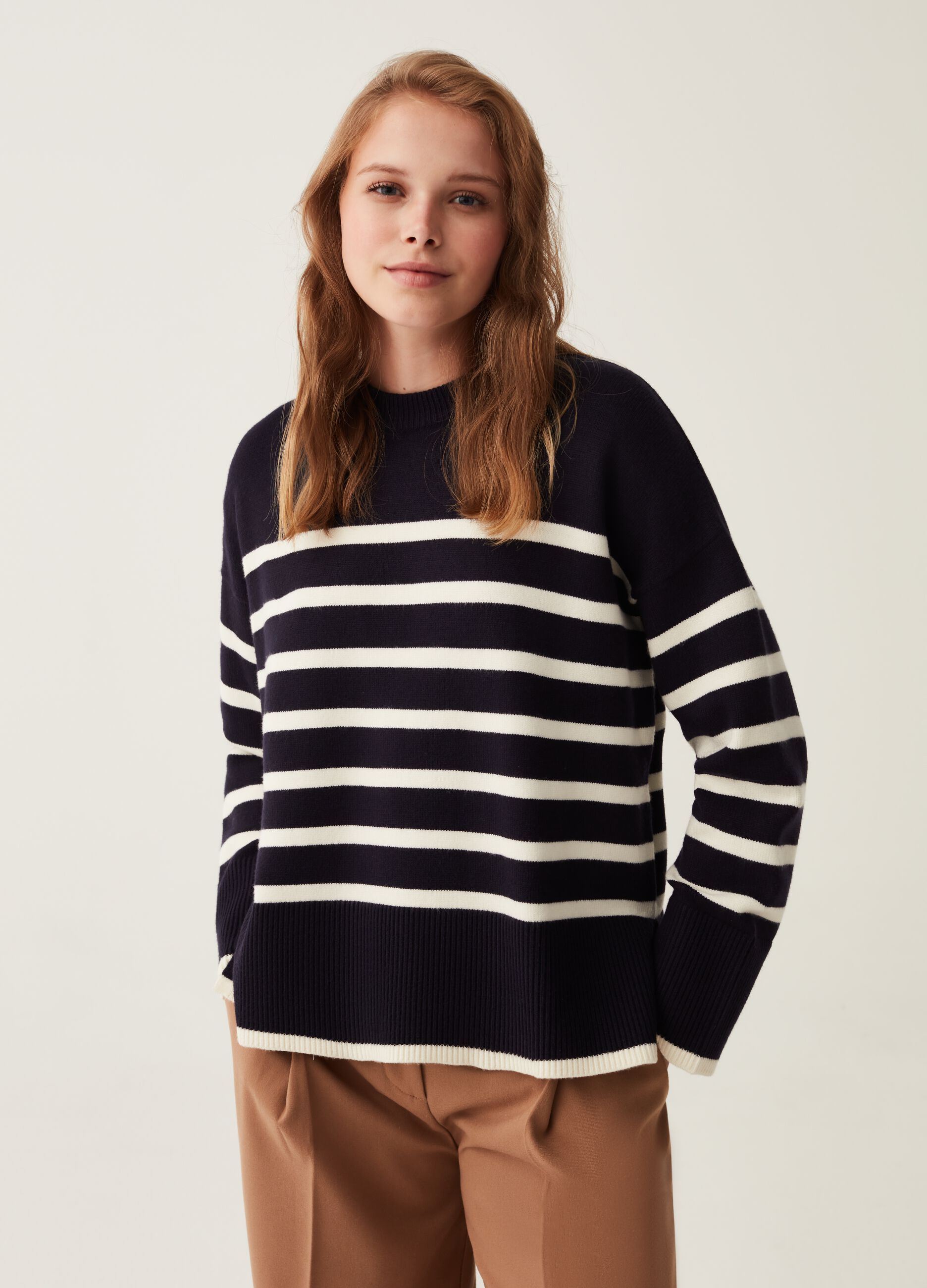 Maglione a righe new arrivals