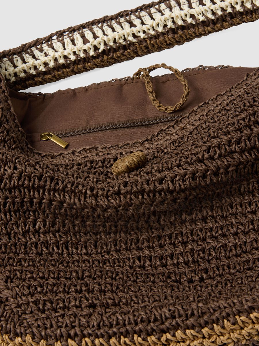 Borsa in puro tessuto carta marrone_2