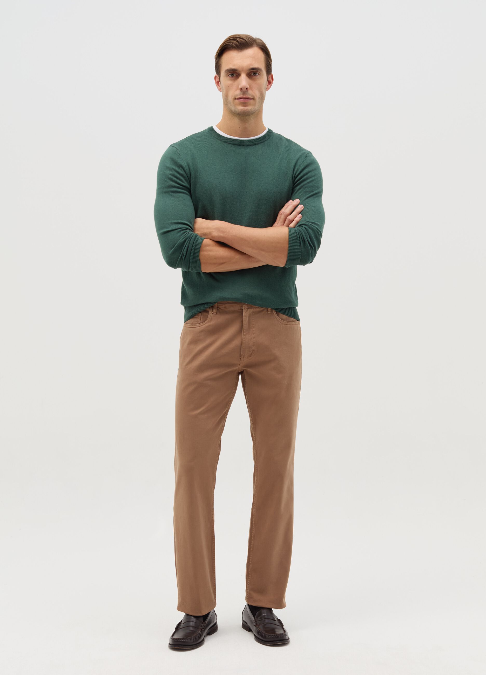 Regular-fit trousers with five pockets