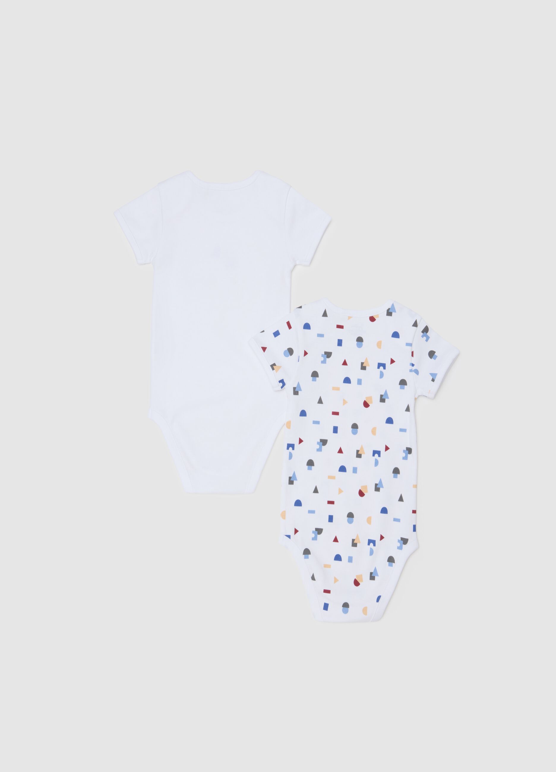 Baby Bodysuit in Pure Multicolour Cotton