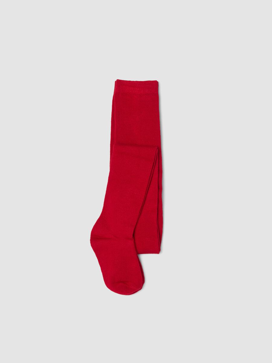 Red stretch tights_0