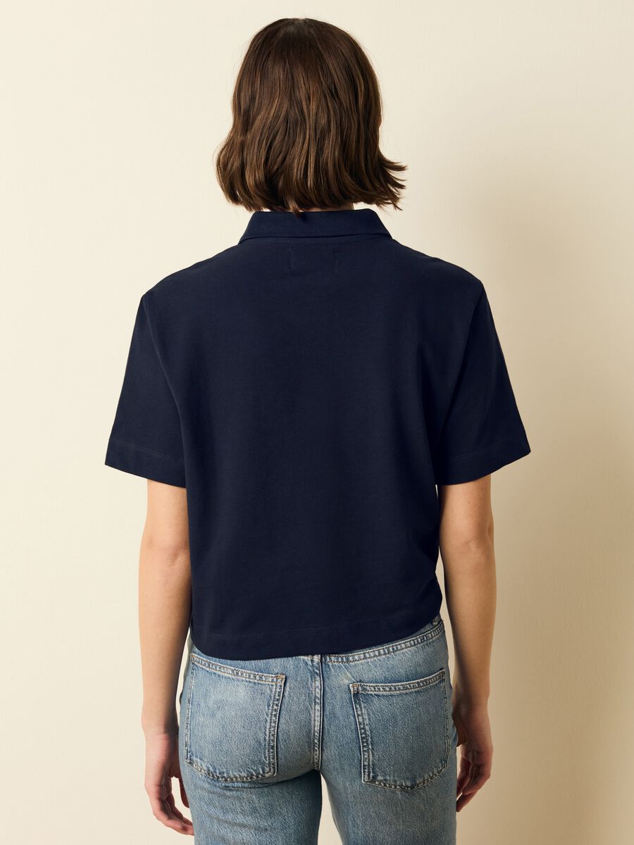 Polo shirt in solid colour piquet_3