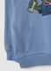 Regular fit light blue children's sweatshirt in pure cotton_3