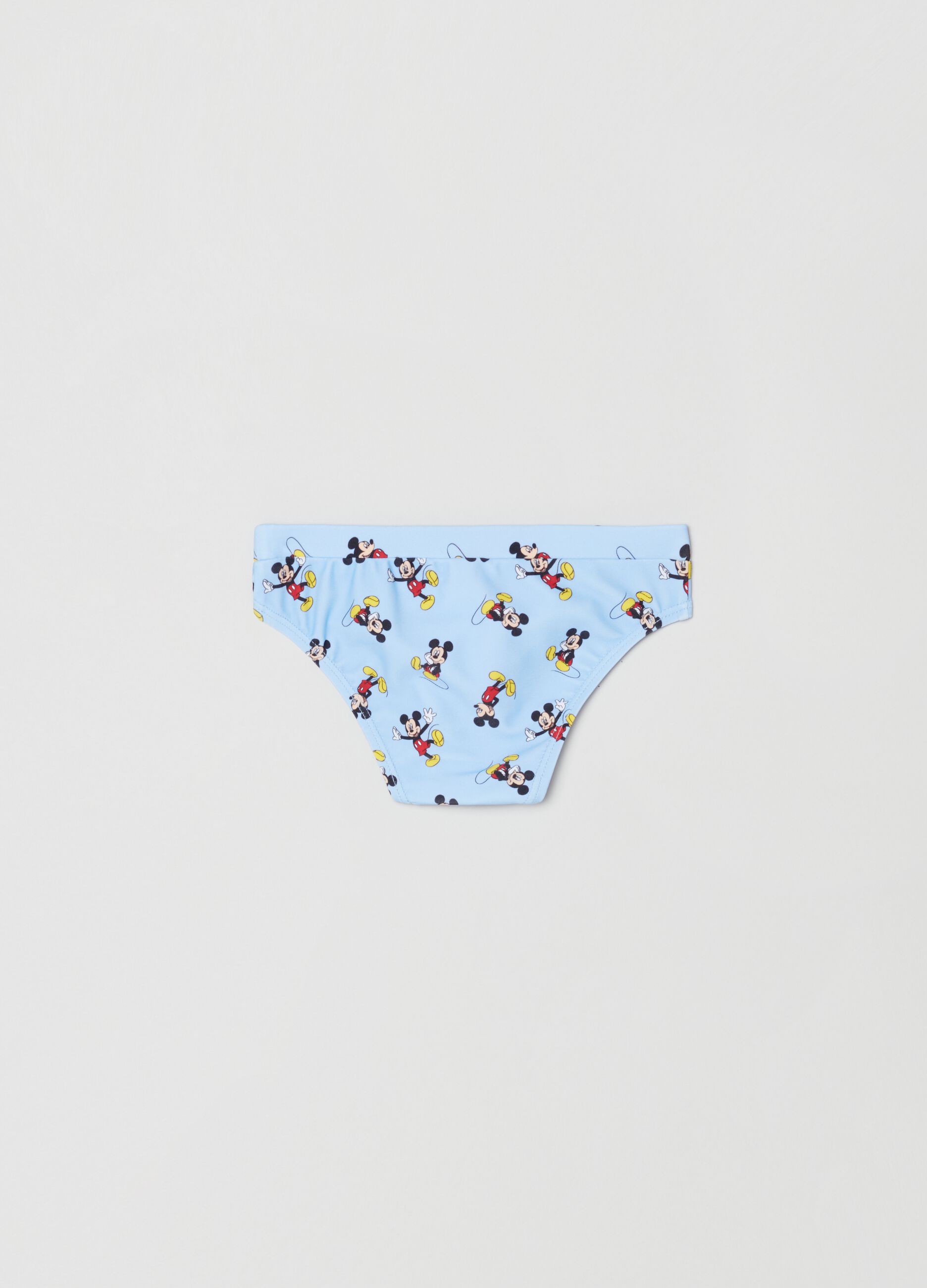 Swim briefs with Mickey Mouse print
