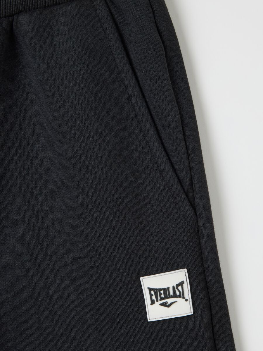 Pantaloni jogger in misto cotone nero Everlast_5