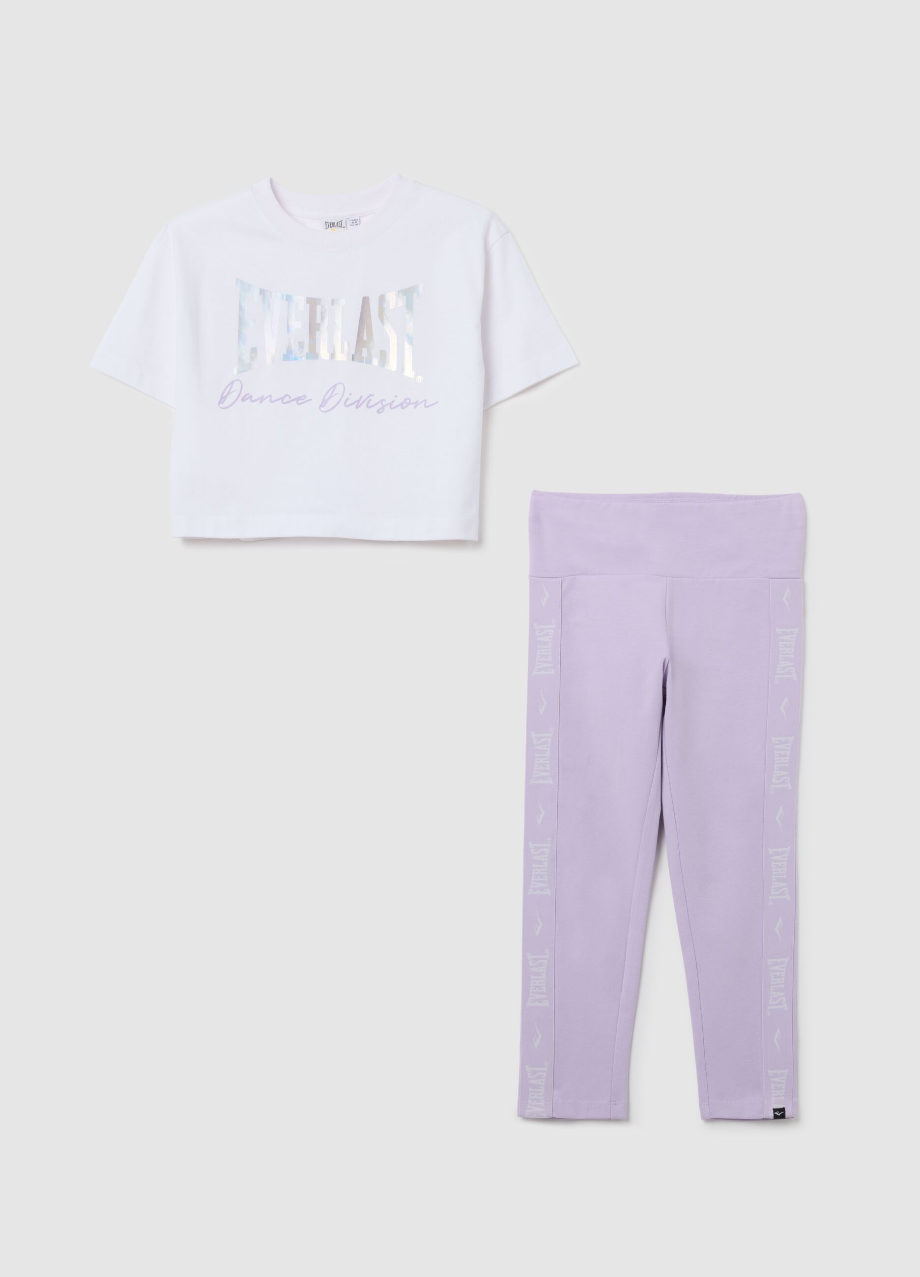 Girls' set in pure cotton multicolour regular fit