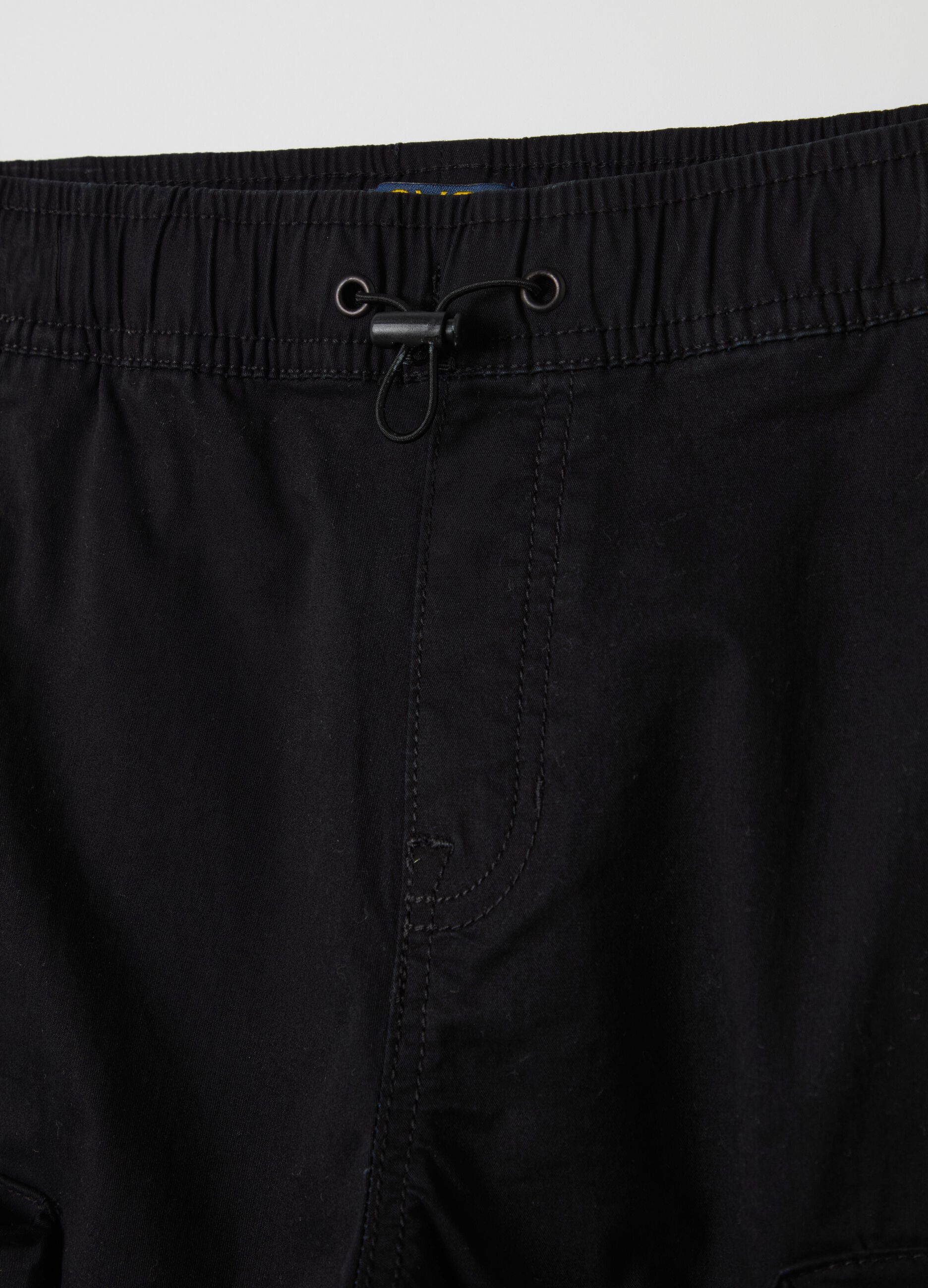 Parachute joggers with drawstring