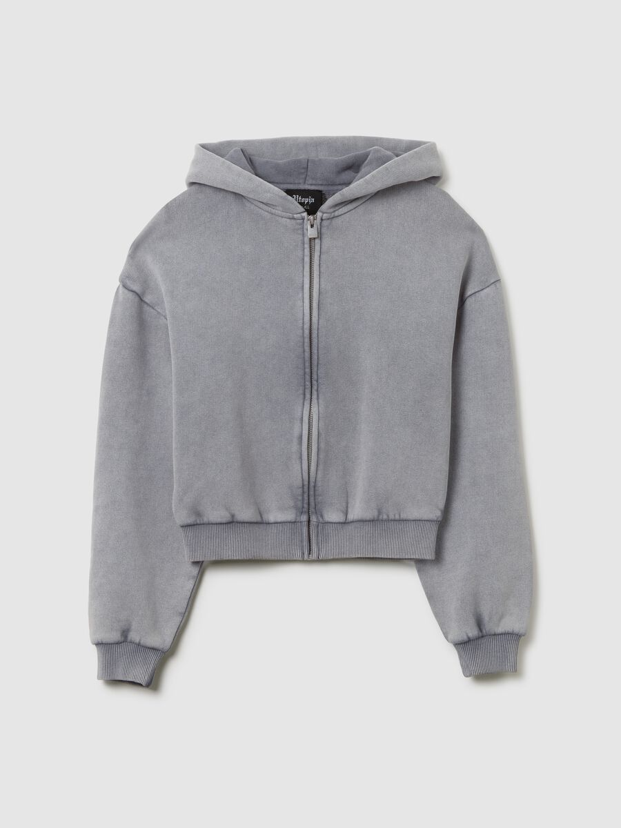 Vintage Grey Full-Zip Hoodie_4