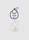 Pack of multicolour pure cotton baby bibs_0