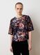Multicoloured floral top regular fit with sequins_2