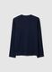 Boys' Blue Cotton Jumper Regular Fit_1