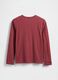 Red Long-Sleeve Cotton T-Shirt_1