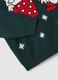 Green regular fit Christmas sweater with embroidery_5