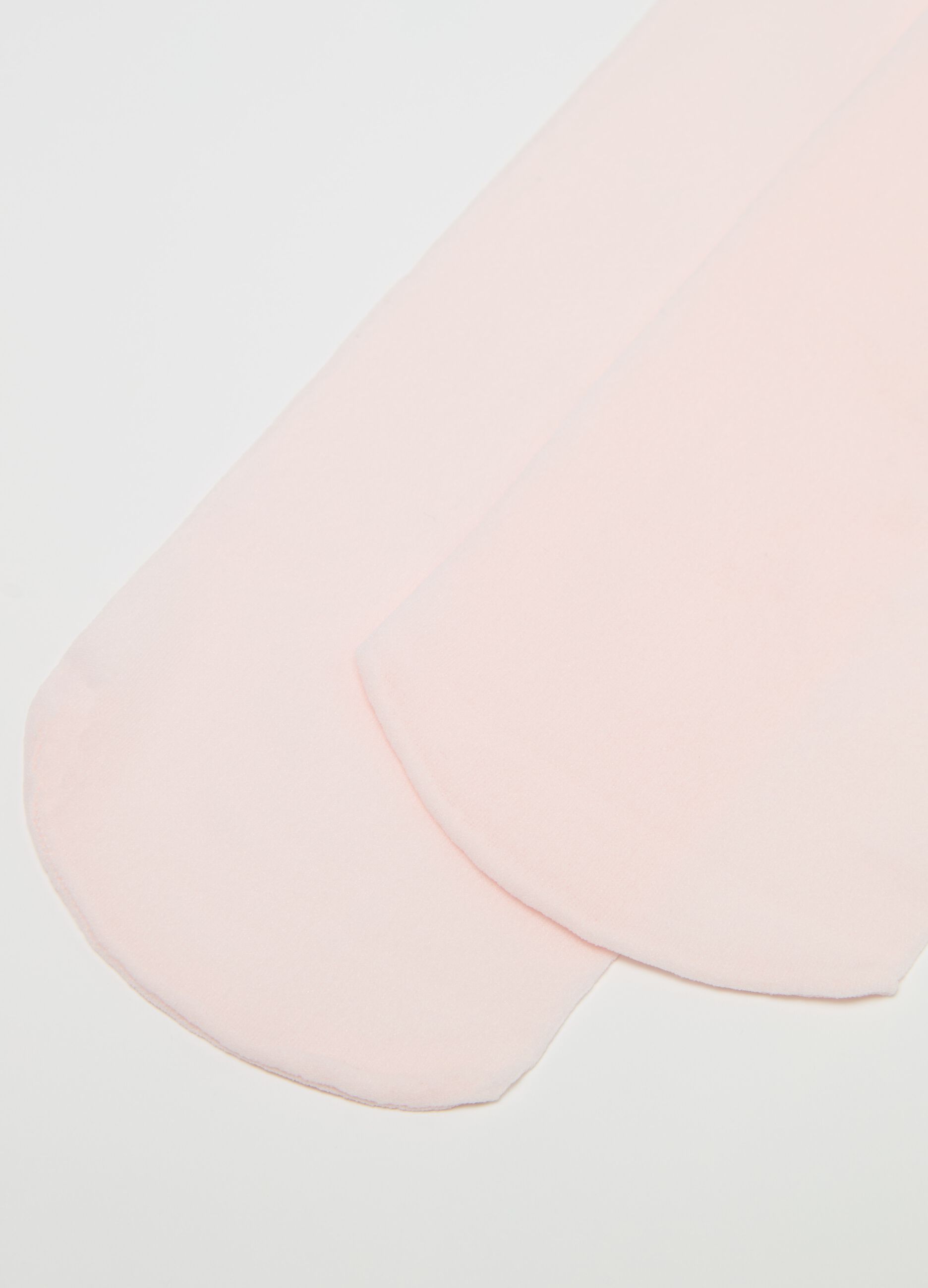 Bipack collant con disegno fiocchetti