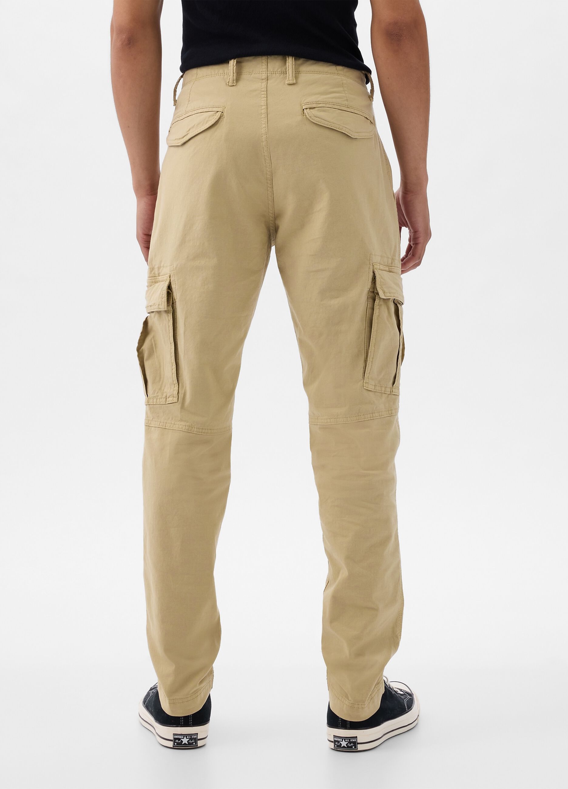 Cargo trousers in stretch cotton