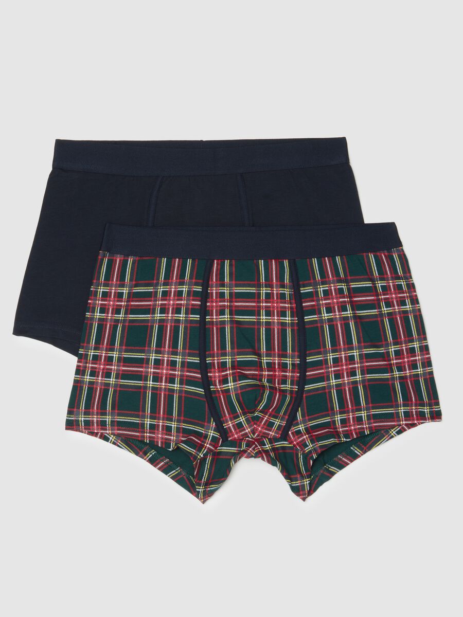 Multicolour regular fit stretch cotton boxer twinpack_0