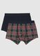 Multicolour regular fit stretch cotton boxer twinpack_0