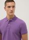 Purple slim fit pure cotton short sleeve polo_3