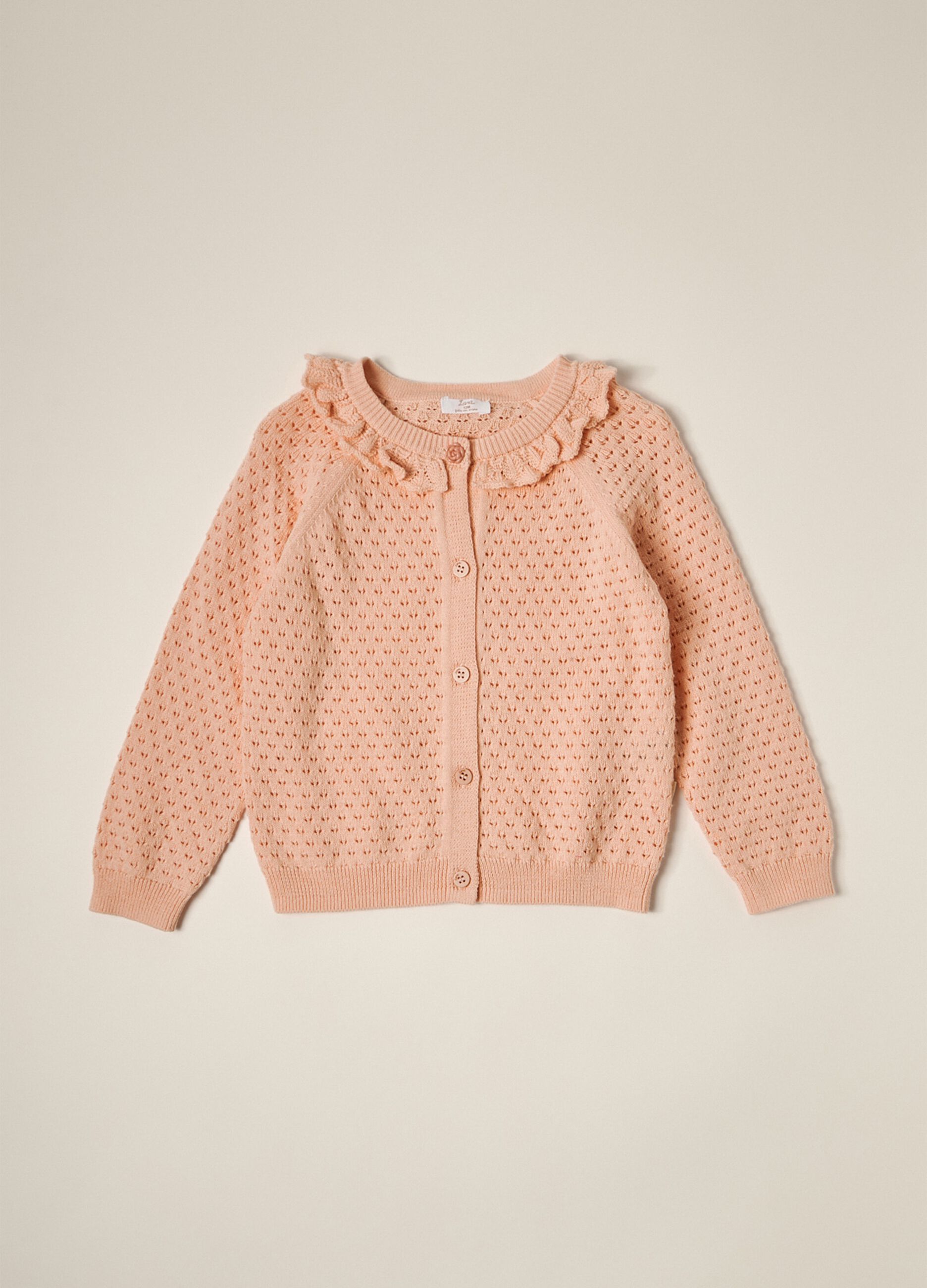 IANA newborn girl cardigan in 100% cotton
