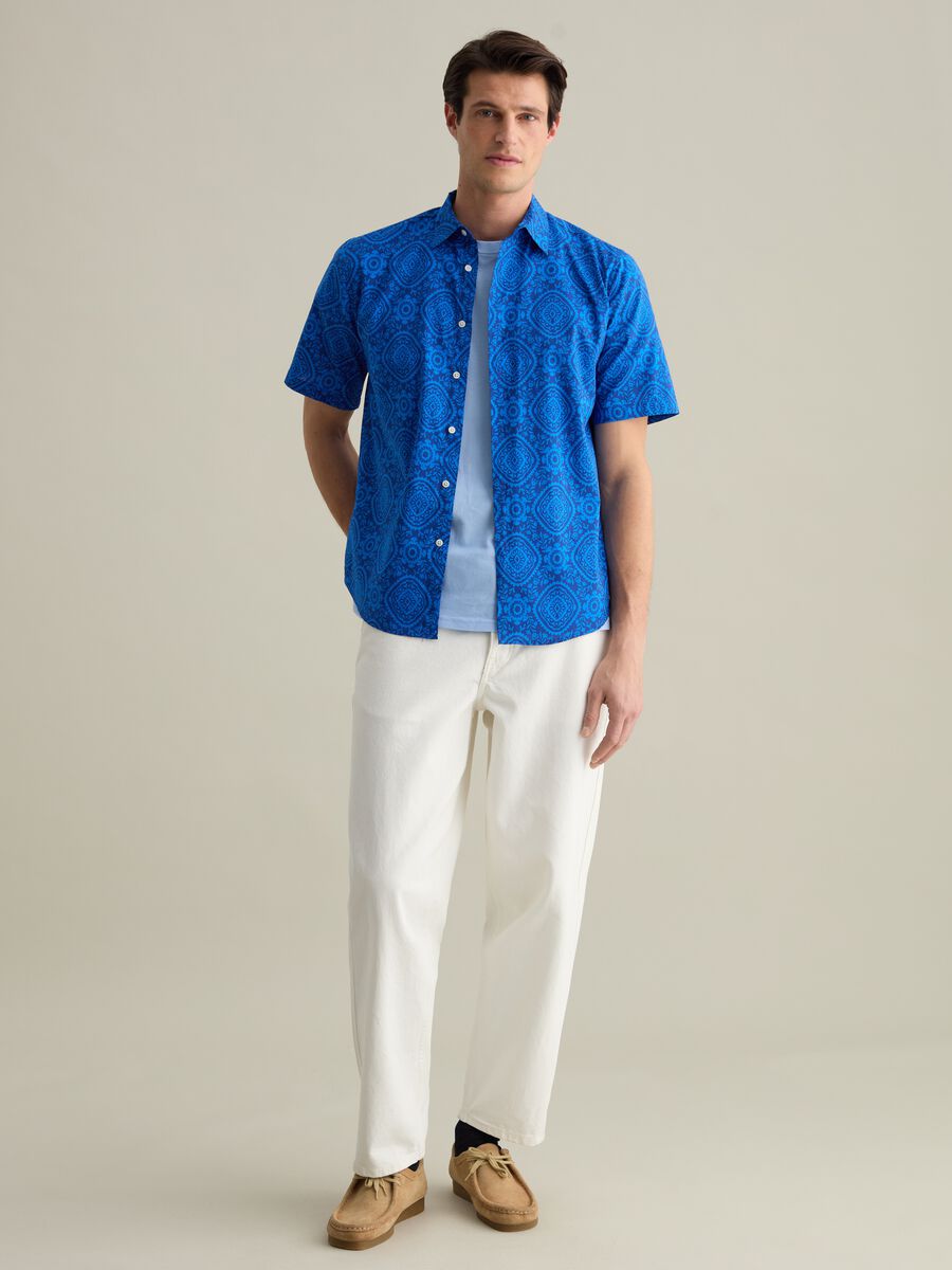 Short-sleeved shirt with print_1