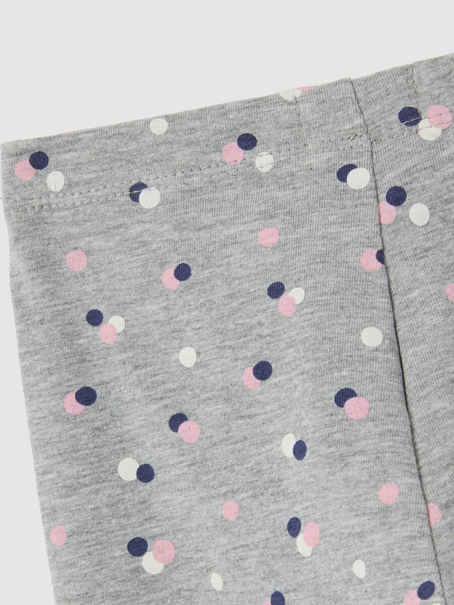 Skinny Multicolour Cotton Girl's Leggings_2