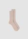 Pink stretch mohair and alpaca socks_0