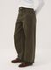 Green pure cotton barrel-fit jeans_2