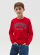 Long-sleeved T-shirt with college print_0